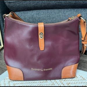 Dooney & Bourke wine colored bag